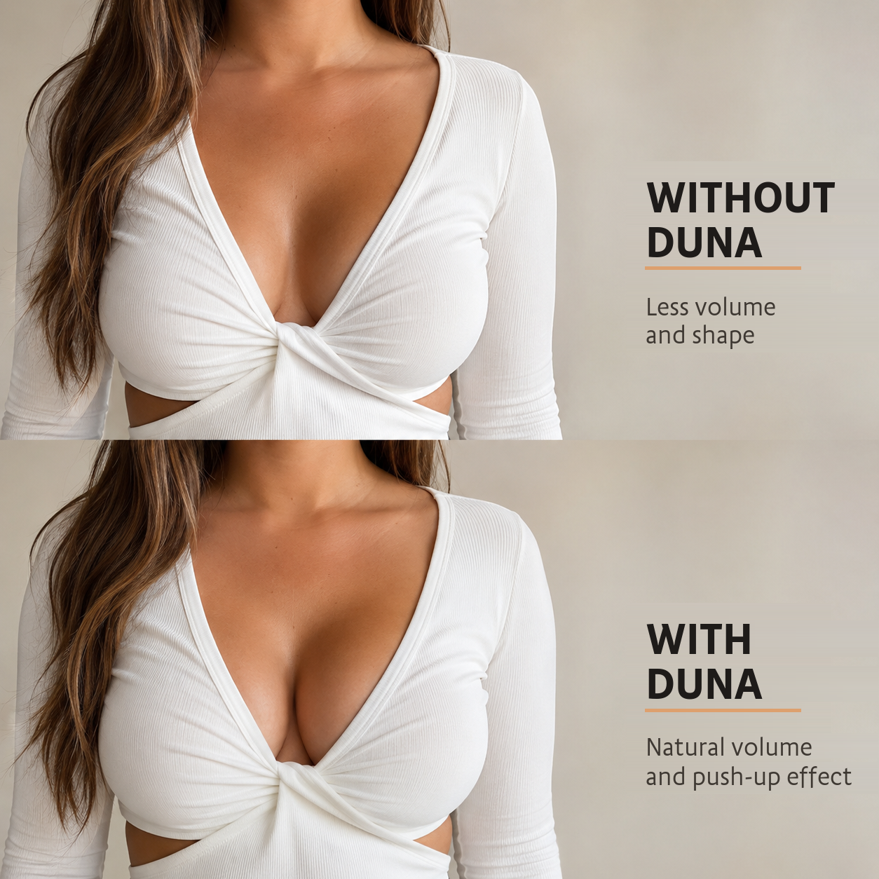 Duna Sticky Inserts – Push-up effect, washable and reusable