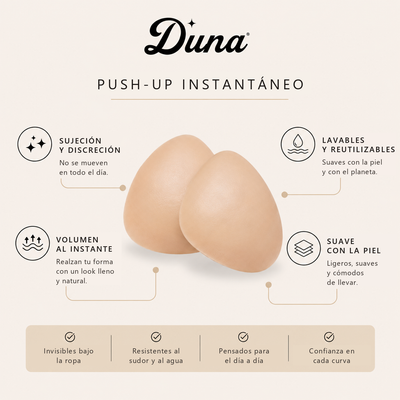 Duna Sticky Inserts – Efecto push-up, lavables y reutilizables
